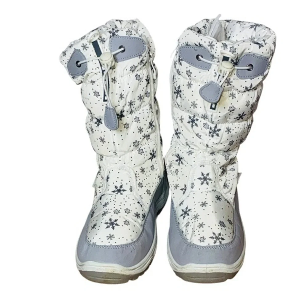 Merence Snow Boot Shoe Winter Water-Resistant Fur Lined Anti-Slip Size 39/8.5
